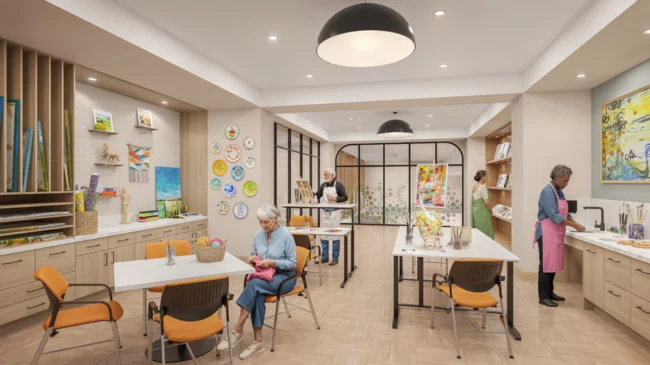 Art center rendering